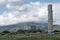 Greek column in the site of Ireo in the Greek island of Samos
