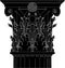 Greek Corinthian Column Vector 04