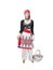 Greek cretan national woman clothes costume on mannequin isolate
