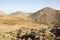 Greek Crete mountain range with highest mountain Ida Psiloritis, very dry hard terrain with sharp rocks and stones, natura park