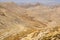 Greek Crete mountain range with highest mountain Ida Psiloritis, very dry hard terrain with sharp rocks and stones, natura park