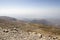 Greek Crete mountain range with highest mountain Ida Psiloritis, very dry hard terrain with sharp rocks and stones, natura park