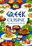 Greek cuisine meal, seafood, meat, vegetable food
