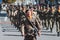 Greek Cypriot National Guard on parade