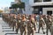 Greek Cypriot National Guard on parade