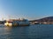 Greek Ferry Entering Volos Port