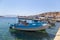 Greek fisherman at port of the Greek island of Chalki