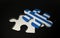 Greek Flag Puzzle Piece - Flag of Greece.