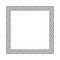 Greek frame. Meander pattern border square. Greek rectangle frame. Greece ornament. Grecian ancient style. Roman design. Geometric