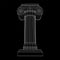 Greek ionic column. Ancient pillars