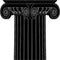 Greek Ionic Column Vector 04