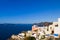 greek island architecture sea view santorini