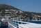 Greek island. Ferry boat. Dodekanisos Seaways. The best Mediterranian destination.