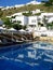 Greek Island Hotel Swimming Pool, Skyros, Greece
