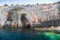 Greek island Zakynthos, Blue caves