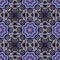 Greek kaleidoscope seamless pattern. Repeat floral vector background. Greek key, meanders tribal ethnic style ornaments. Geometric