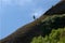 Greek meteora mountain rock cliffs climbers