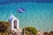 Greek National Flag Seascape