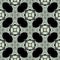 Greek ornamental textured 3d seamless pattern. Vector geometric checks background. Repeat grid backdrop. Floral vintage ornaments
