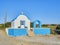 Greek orthodox chapel shrine at a roadside. Kos island, Greece