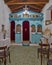 Greek orthodox small church interior