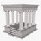 Greek or Roman Temple Columns,Architecture columns details vector image,architectural decoration