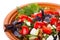 Greek Salad with Tomatoes, Feta and Vegetables