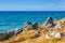 Greek seascape at sunny day, Crete