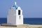 Greek shrine on beach