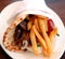 Greek souvlaki gyros