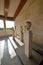 Greek statues in museum of Acropolis in Athens, Greece