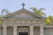 Greek style mausoleum,El campo Santo Homestead Museum