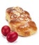 Greek sweet brioche bread(tsoureki) for easter