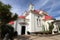 Greek Temple of the Cathedral of the Twelve Apostles on the shores of the Sea of Galilee in Israel