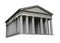 Greek Temple made from Stone, Outlined