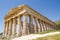 Greek Temple Segesta in bright sunshine