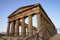 The greek temple of Segesta in Sicily