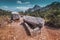 greek tombs and ancient burials in the ancient city of Termessos in Antalya province in Turkey. Famous tourist and