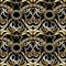 Greek vintage 3d vector seamless pattern.