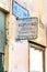 A greek vintage Bakery signboard of an old bread factory in Corfu, Greece