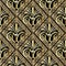 Greek vintage floral 3d seamless pattern.