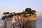 Greek wedding on the bridge to Cameo Island, zakynthos, greece