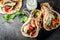 Greek wrapped sandwich gyros