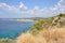 Greeks, sea coast, waves at sea.