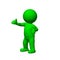 Green 3D People - Good - on white background
