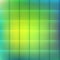 Green abstract background with squares.