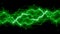 Green abstract lightning