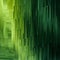 Green Abstract Wallpaper With Glitch Style And Multilayered Abstraction