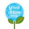 Green action logo