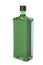 Green alcohol bottle